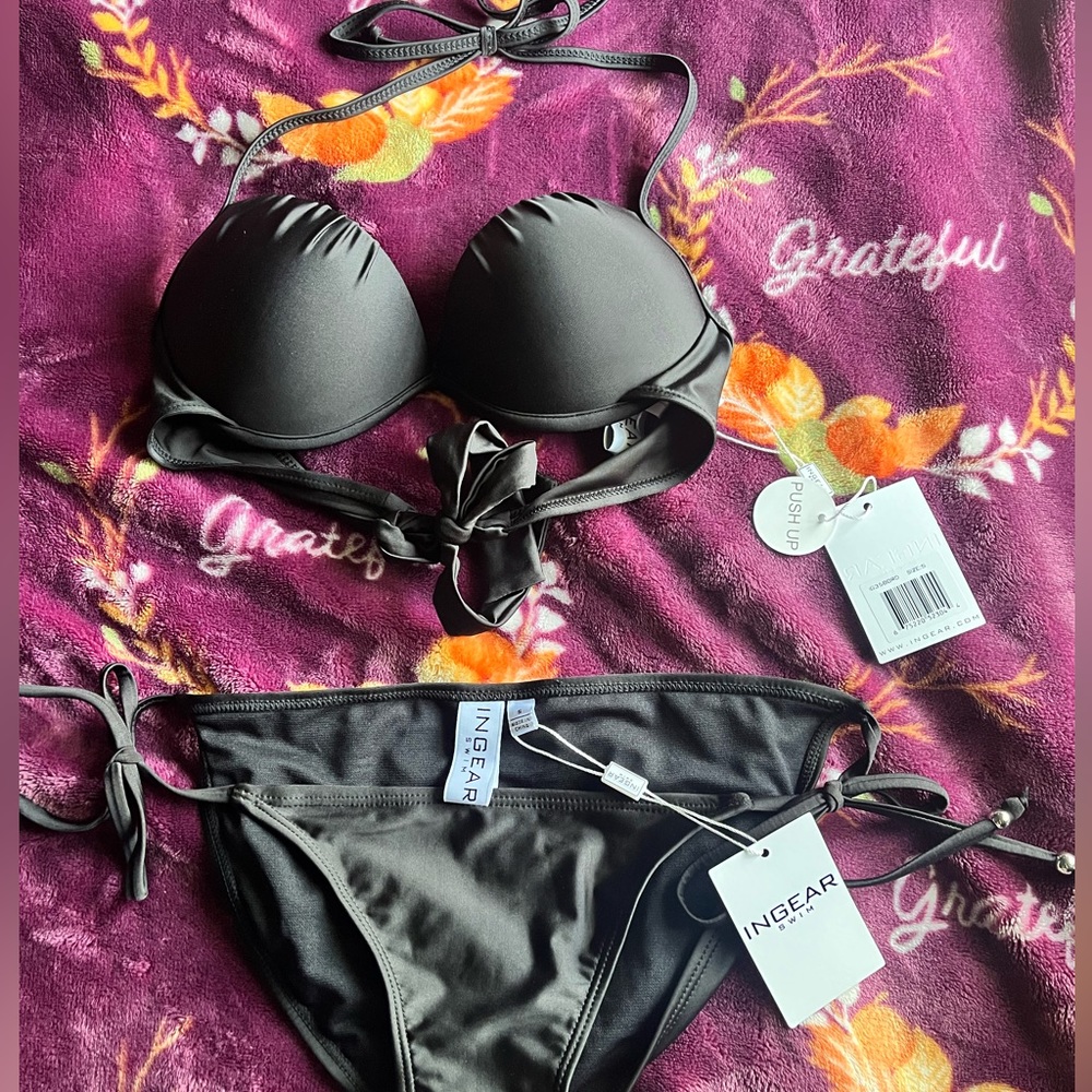 InGear black push up bikini